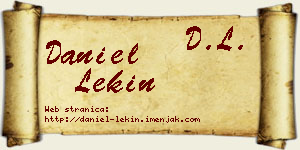 Daniel Lekin vizit kartica
